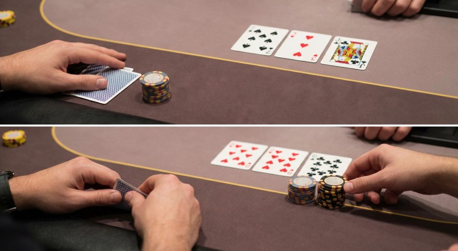 德扑教学:如何根据牌面干湿情况调整C-bet策略