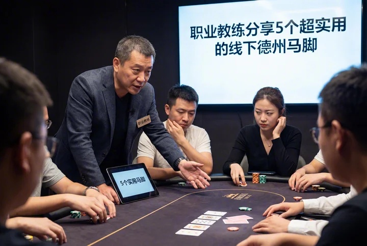 职业教练分享5个超实用的线下德州马脚，赶紧收藏