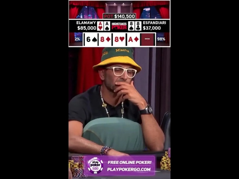 A葫芦撞天四条,“魔术师”凭超级冤家牌拿下82万美元巨池