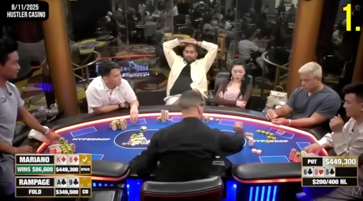 第二手是他最差手牌第一名