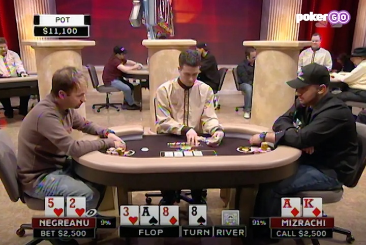Daniel Negreanu(左)和Michael Mizrachi(右)