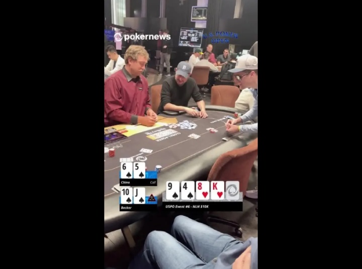 J高竟能赢下三人6bet底池！这牌离谱到难以置信