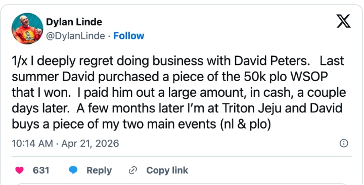 Dylan Linde曝光事件