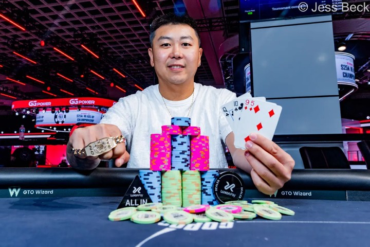 中国选手王阳夺得WSOP $5K PLO冠军,斩获生涯首条金手链