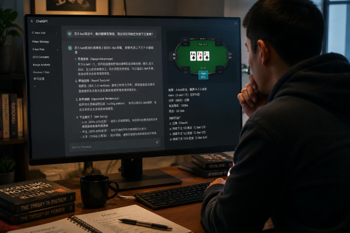 用AI学德州策略靠谱吗?从模型原理看AI扑克分析的局限